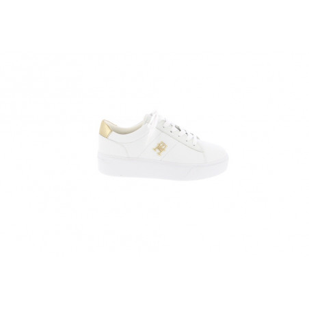 FWOFWO8648 PLATFORM COURT SNEAKER METALLICS