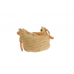 XO01 HALF LOGO RAFFIA WAVERLY