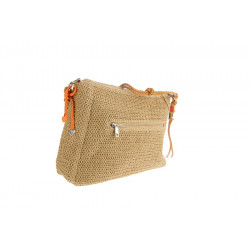 XO04 HALF LOGO RAFFIA LEIRIA