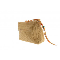 XO04 HALF LOGO RAFFIA LEIRIA